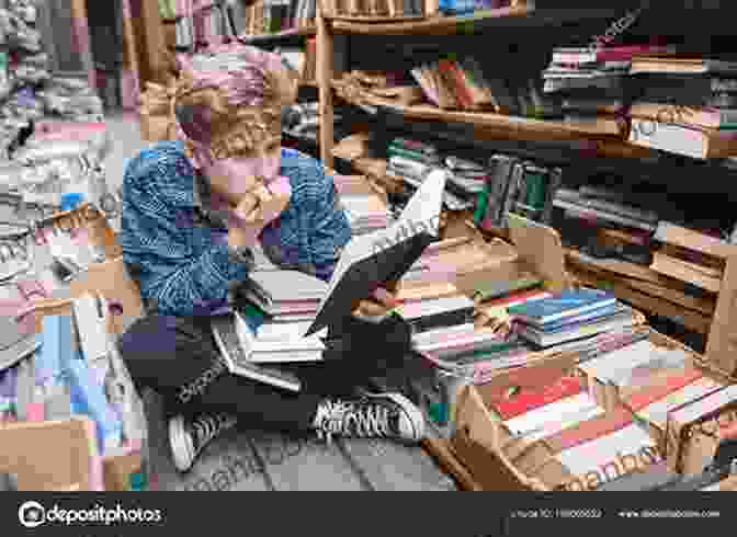 A Child Sitting In A Library Surrounded By Books, Engrossed In Reading. P Value: A Ghost Story Baby Professor