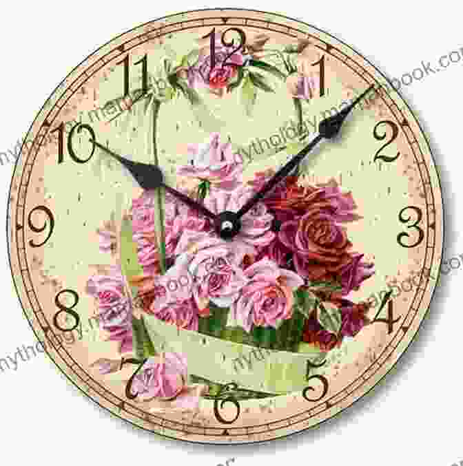A Clock Rose With A Base Coat Of Red Paint Applied, Highlighting The Shape And Contours Of The Petals. Learn To Paint: Clock Rose