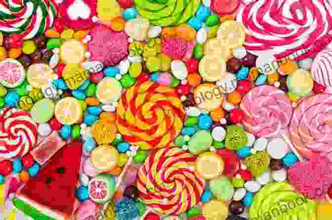 A Display Of Colorful Candy Art, Including Lollipops, Gummy Bears, And Chocolates Unicorn Food: Rainbow Treats And Colorful Creations To Enjoy And Admire (Whimsical Treats)