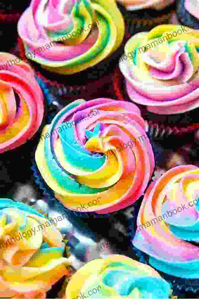 Cupcakes With Colorful Buttercream Swirls Wonderful Buttercream Cookbook: Quick And Professional Buttercream Recipes