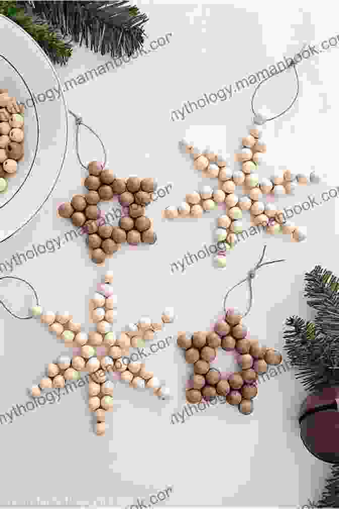 DIY Scandinavian Inspired Ornaments Featuring Wooden Beads Painted In Neutral Colors And Adorned With Minimalist Designs Using Paint Or Wood Burning, Embellished With Jute Twine, Leather Cords, Or Macrame. BEST DIY IDEAS FOR CHRISTMAS WOODEN BEADS: Creative Crafting