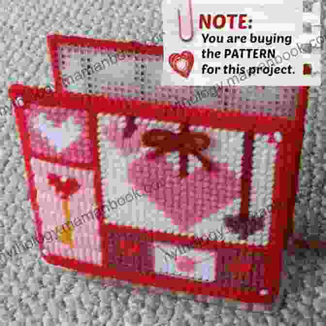 Love You Valentine Napkin Holder Plastic Canvas Pattern Love You Valentine Napkin Holder: Plastic Canvas Pattern