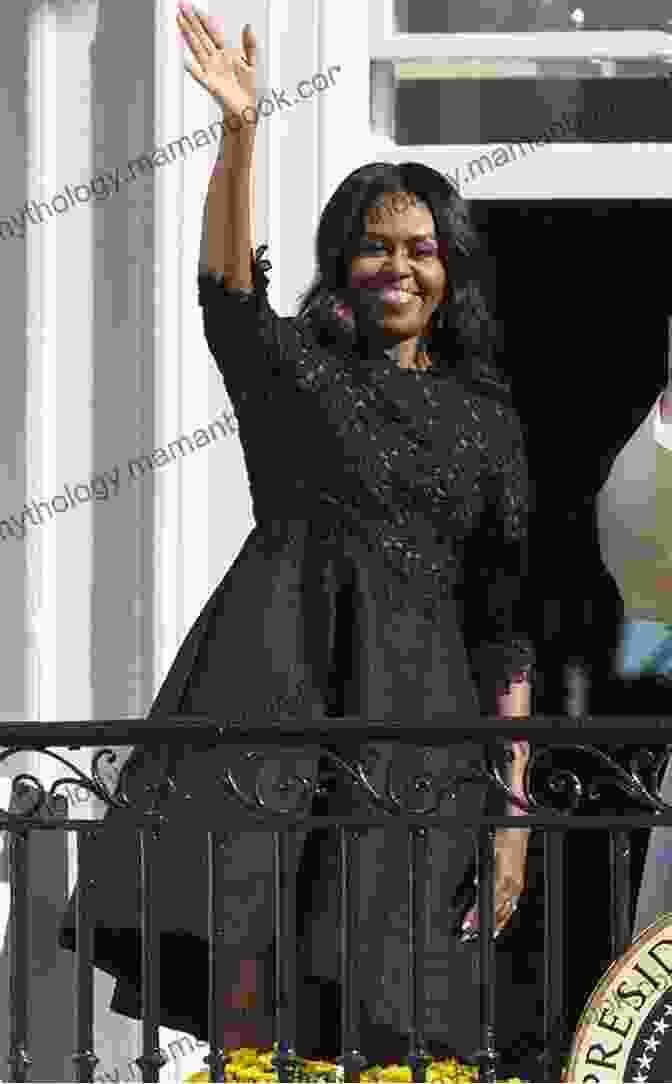 Michelle Obama Smiling And Waving Michelle Obama: A Biography Alan Seaborn
