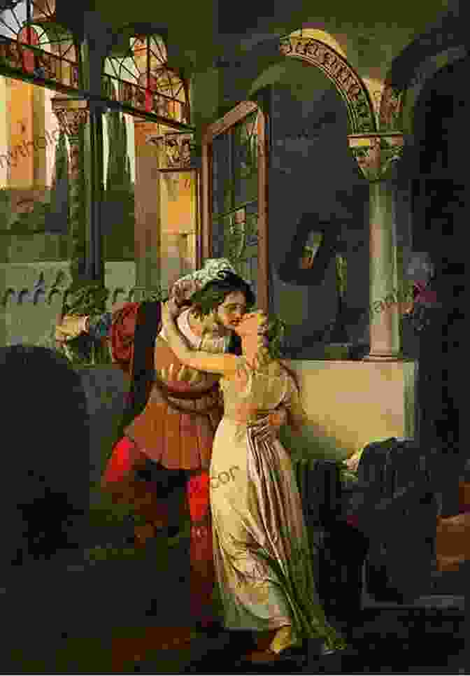 Romeo And Juliet Sharing A Kiss In Romeo And Juliet By William Shakespeare Beautiful Stories From Shakespeare (Illustrated)
