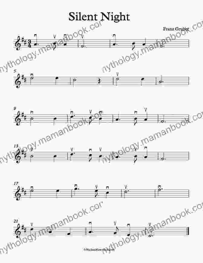 Sheet Music For Silent Night For Beginning Violin FAVORITE CHRISTMAS SONGS FOR BEGINNING VIOLIN