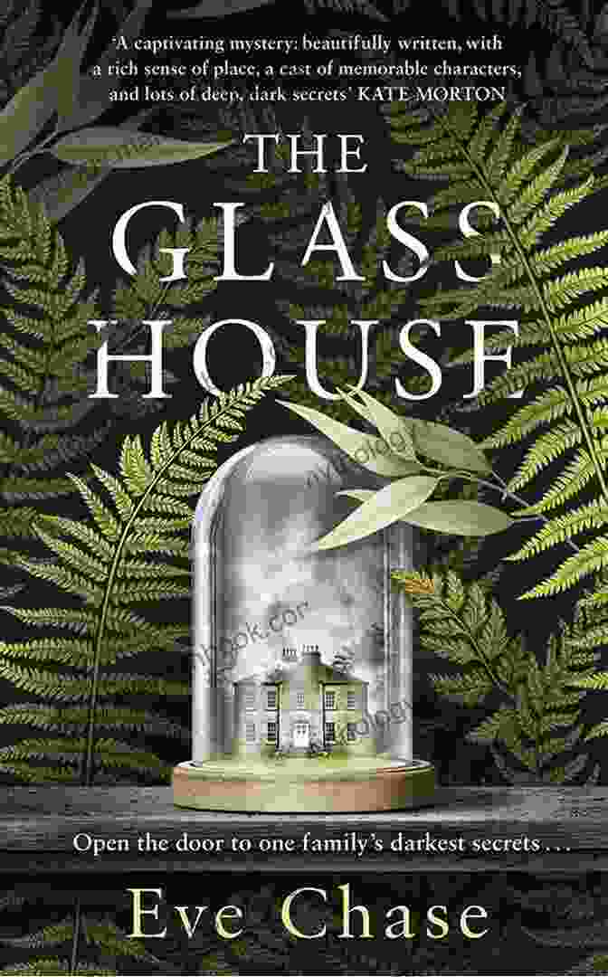 The Glass House Book Cover Depicting A Shadowy Figure In A Glass House. Secrets Hidden In The Glass (The Carter Island Trilogy 1)