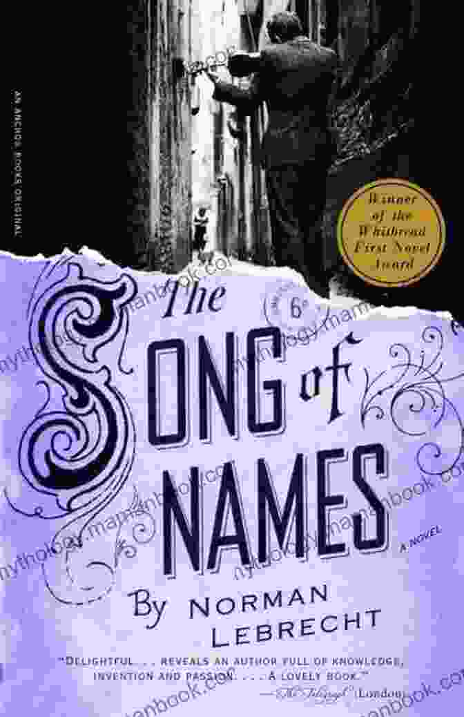 The Song Of Names Novel Cover By Norman Lebrecht The Song Of Names Norman Lebrecht
