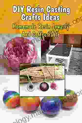 DIY Resin Casting Crafts Ideas : Homemade Resin Jewerly And Coffee Table