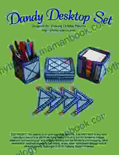Dandy Desktop Set: Plastic Canvas Pattern