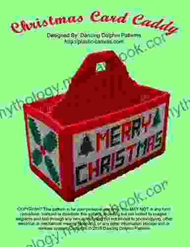 Christmas Card Caddy: Plastic Canvas Pattern